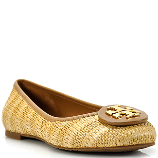 tory burch raffia flats
