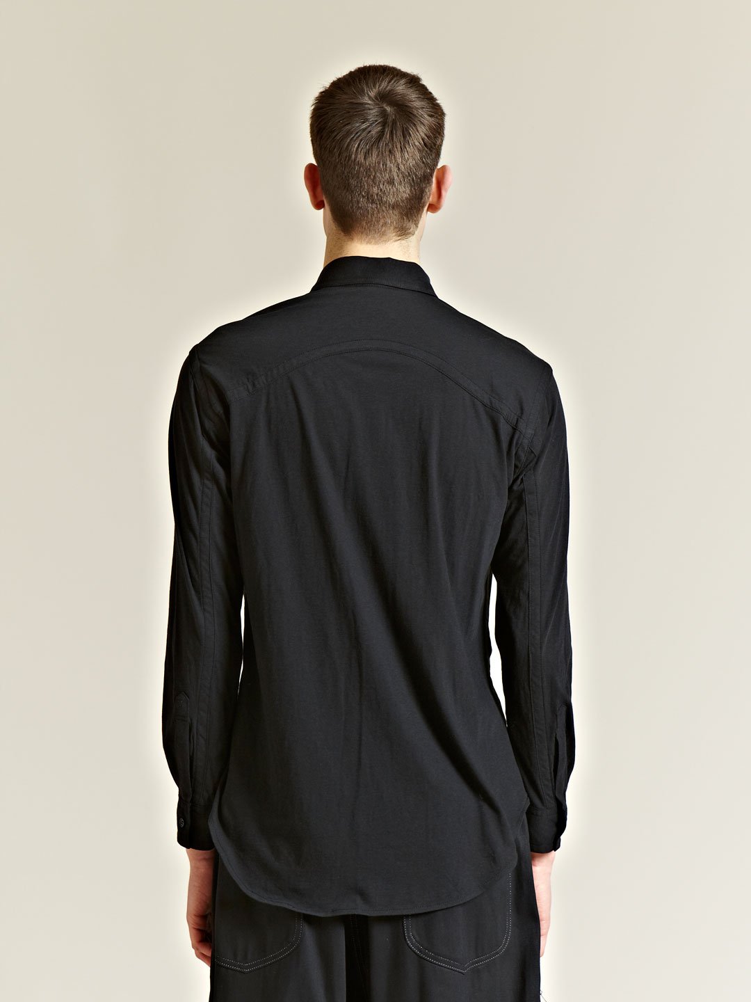 yohji yamamoto black shirt