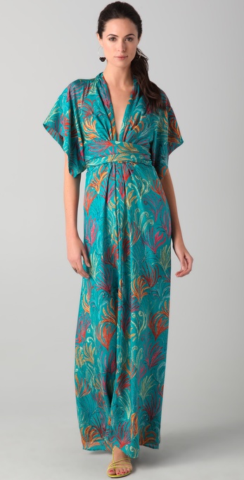 Lyst - Issa Long Kimono Dress