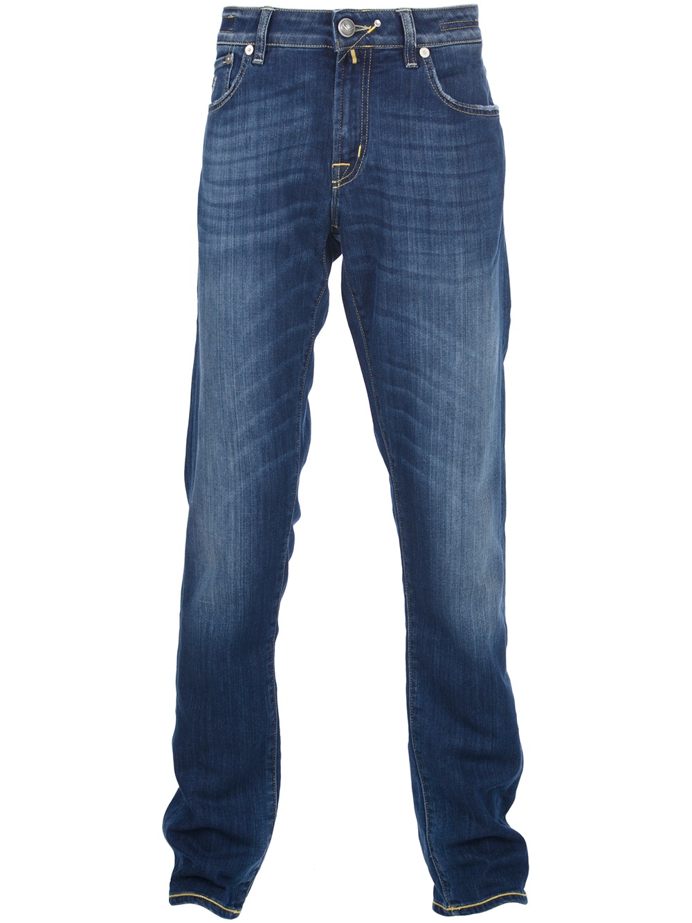Jacob Cohen Stone Washed Jeans in Blue for Men | Lyst
