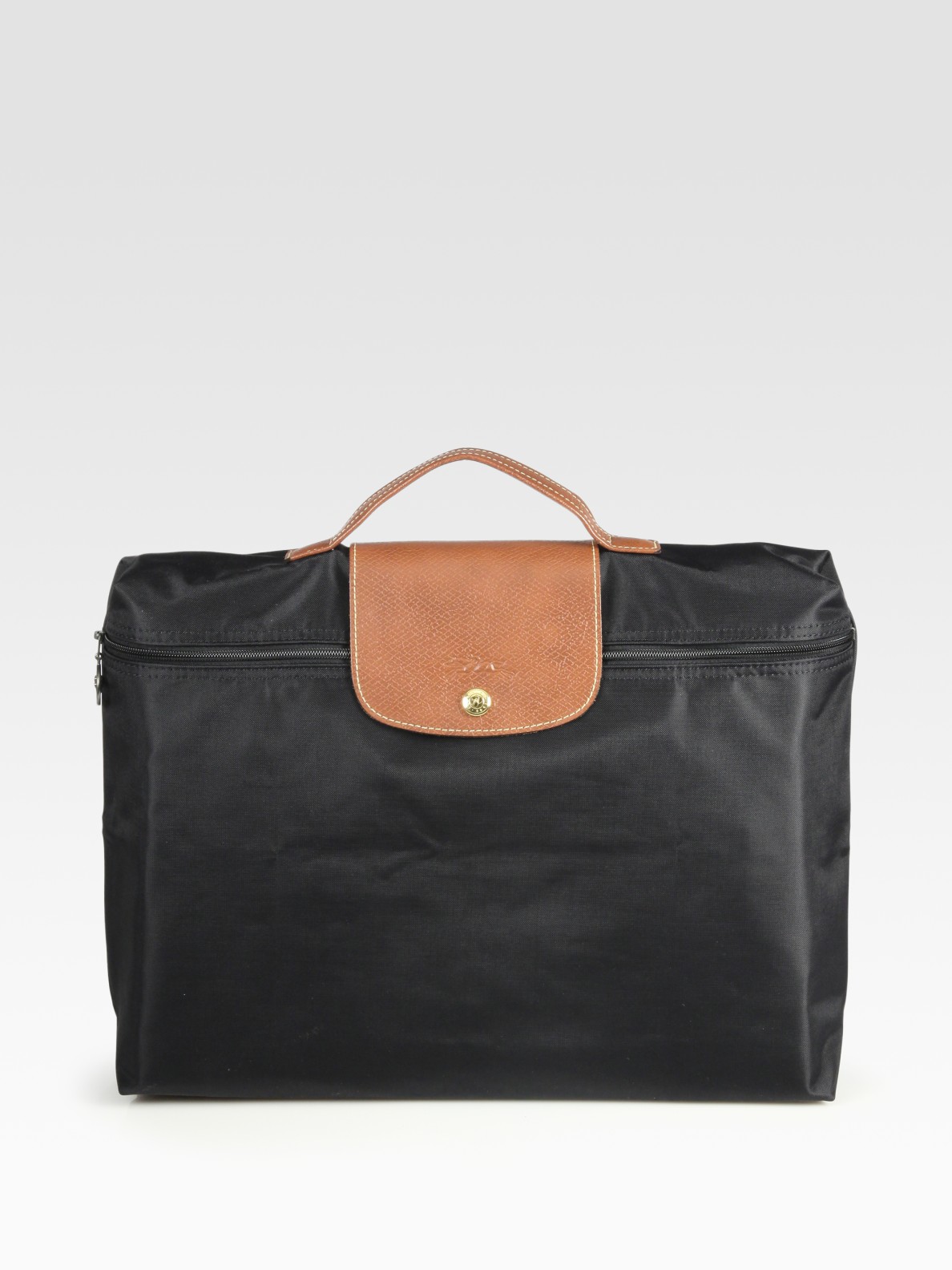 Longchamp Pliage Briefcase in Black for Men (graphite) | Lyst