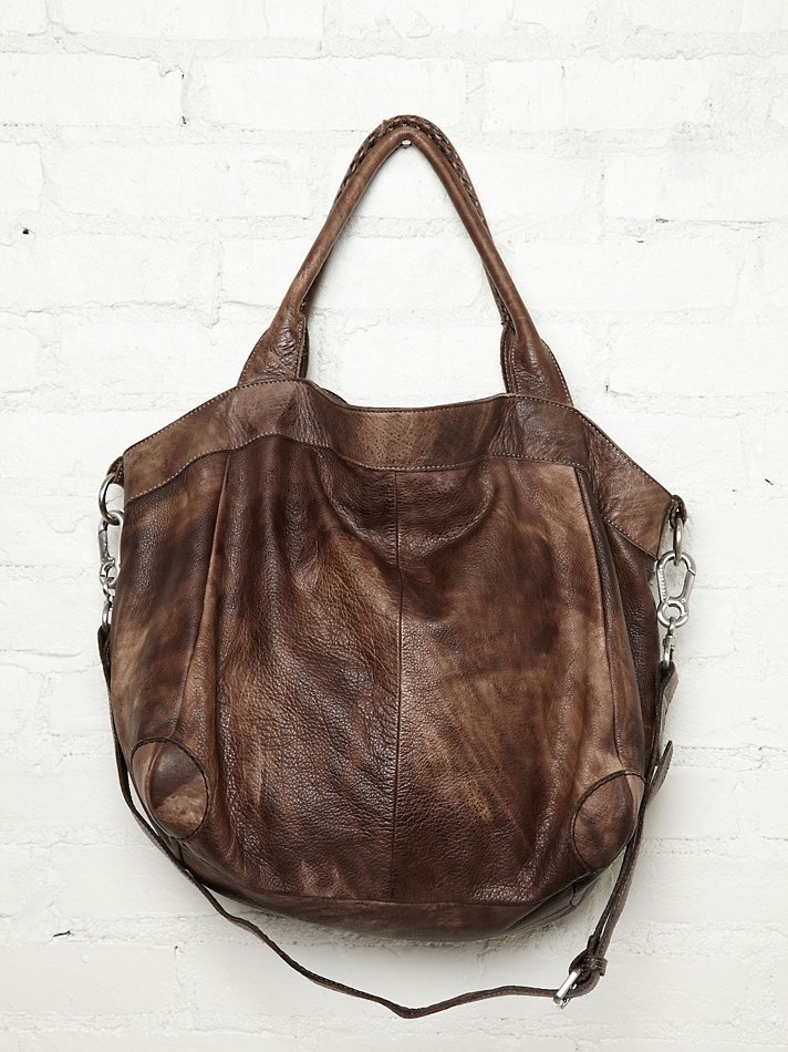 Distressed Brown Leather Handbags