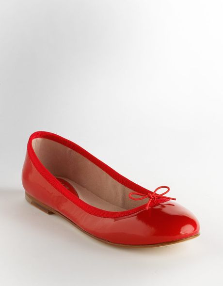 Bloch Patent Leather Ballet Flats in Red (red patent) | Lyst