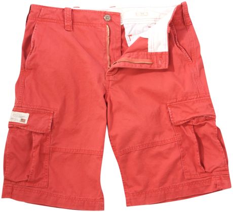 Denim & Supply Ralph Lauren Cargo Shorts in Red for Men | Lyst