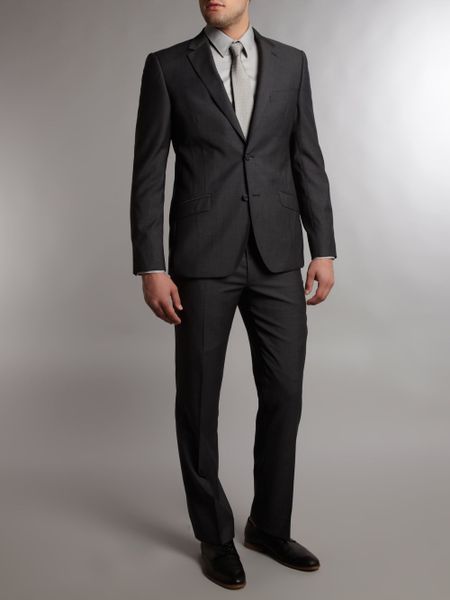 Linea Albert Grey Slim Striped Suit Jacket in Gray for Men (grey) | Lyst