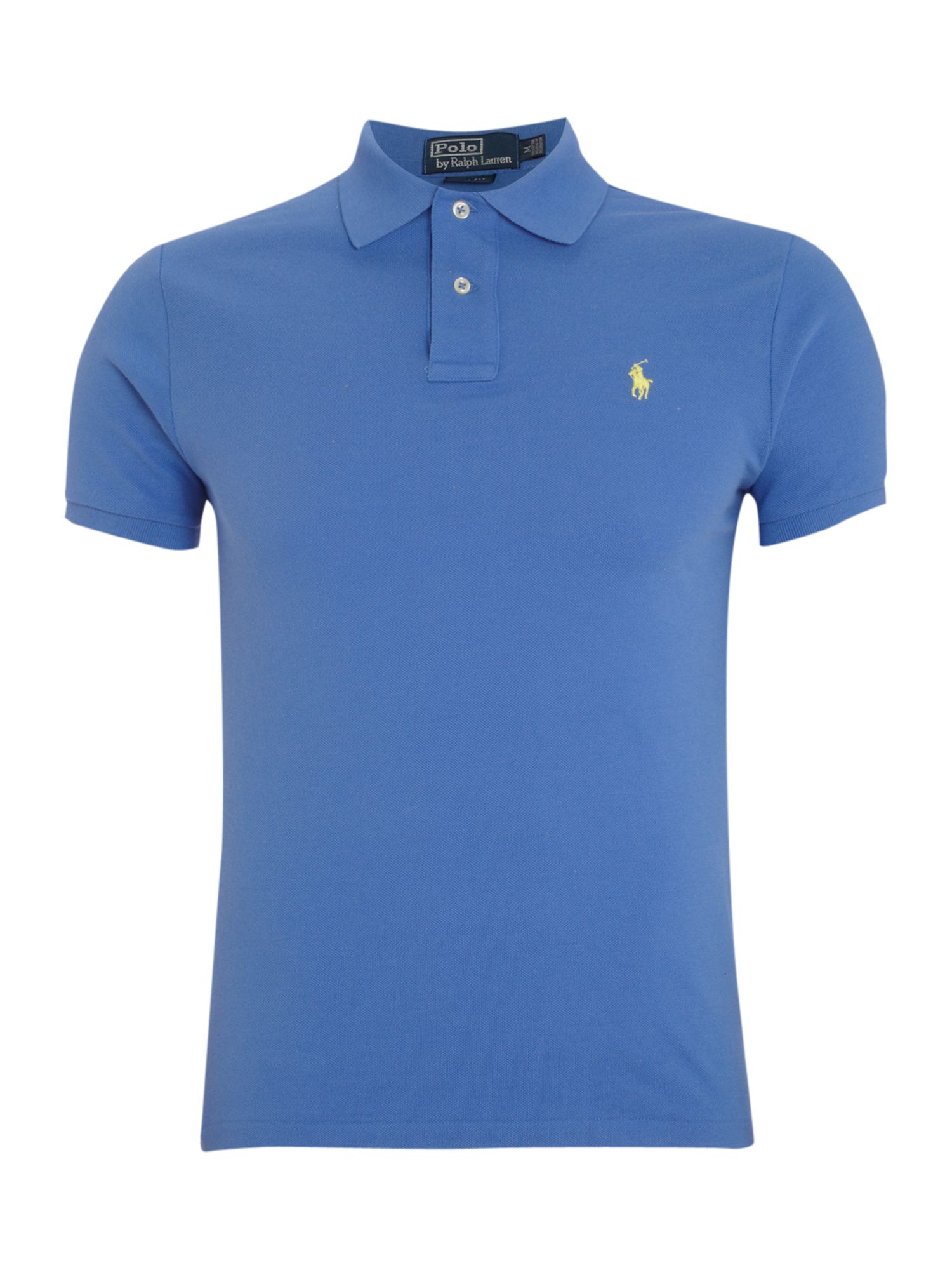 Polo Ralph Lauren Slim Fitted Polo Shirt in Blue for Men (cobalt) | Lyst