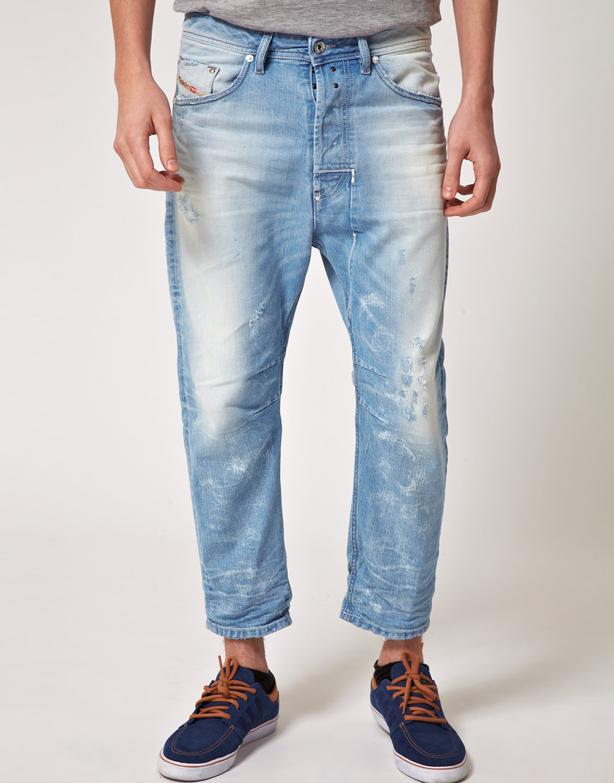 Lyst - Diesel Narrot Carrot Fit Jeans in Blue for Men