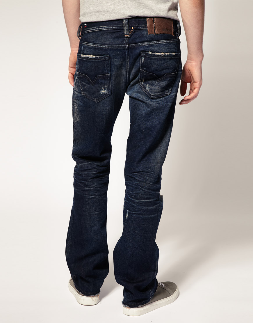 Lyst - Diesel Larkee 74y Straight Jeans in Blue for Men