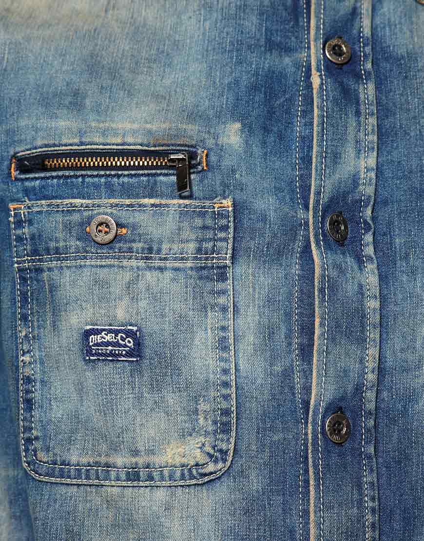 diesel denim top