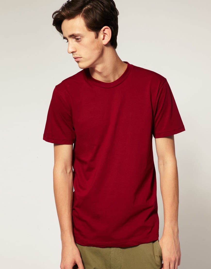  American  apparel  American  Apparel  Fine Jersey Tshirt in 