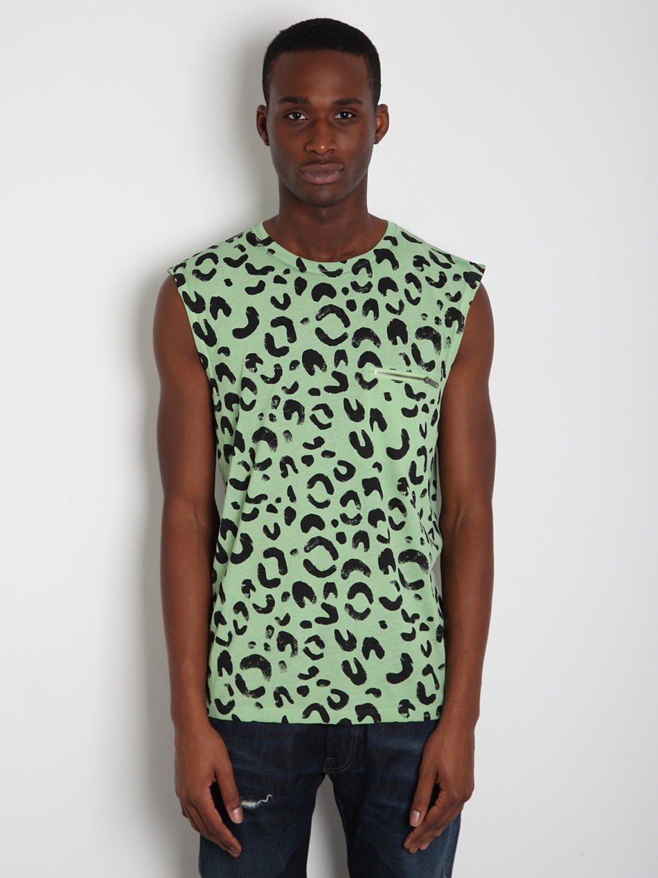 Marc Jacobs Marc By Marc Jacobs Mens Sandy Leopard Vest in Animal for ...