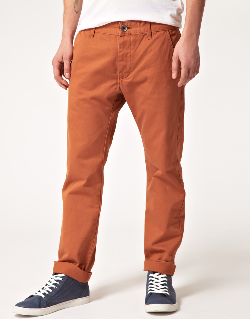 Dr. Denim Dr Denim Donk Chino in Red for Men | Lyst