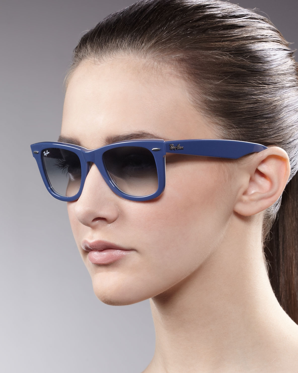 Lyst Ray Ban Wayfarer Sunglasses In Blue