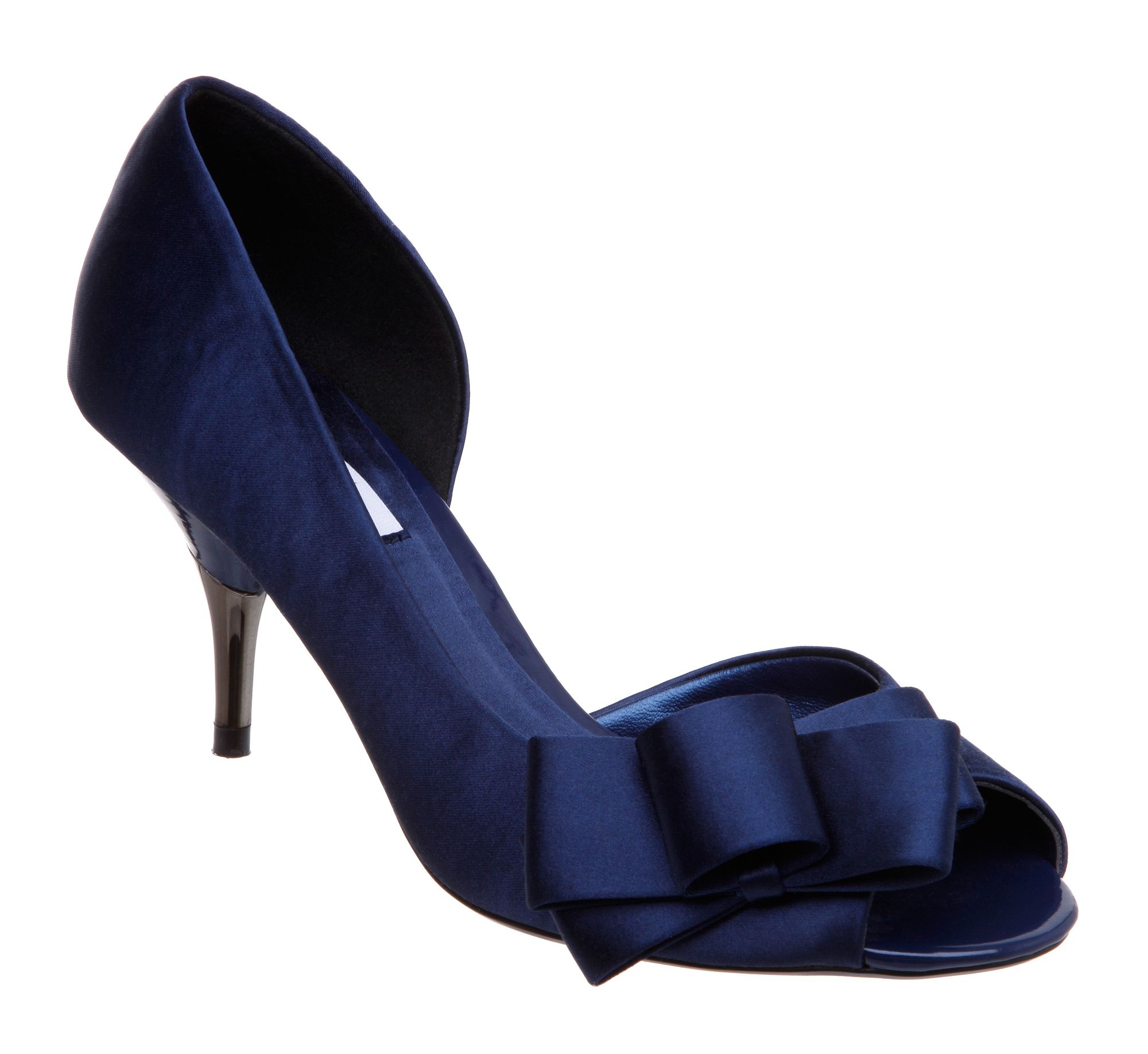 Untold Chemistry U Side Bow Split Heel Court Shoes in Blue (navy) | Lyst