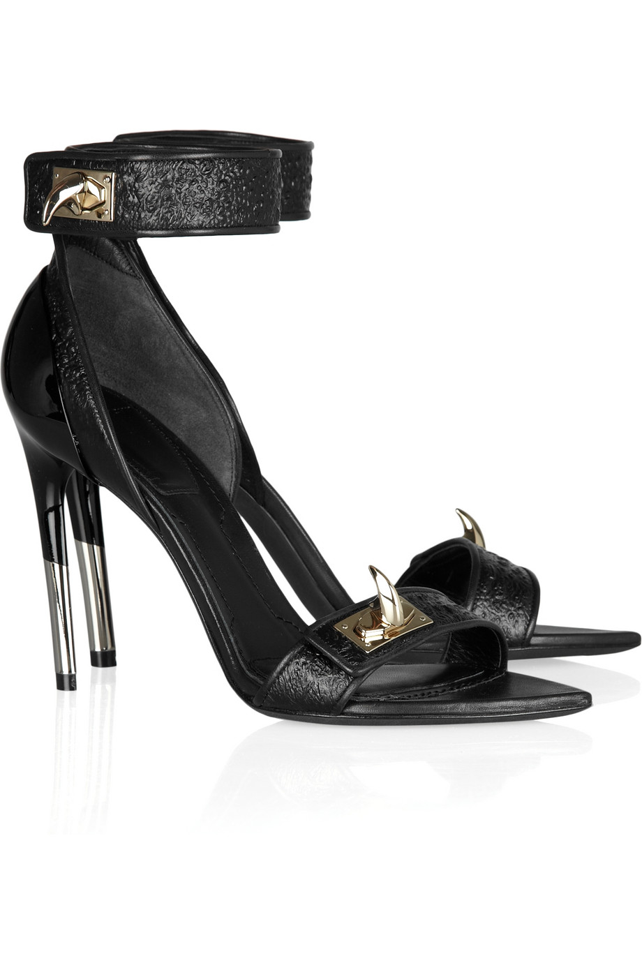 Givenchy Embellished Hagfish Sandals in Black Lyst
