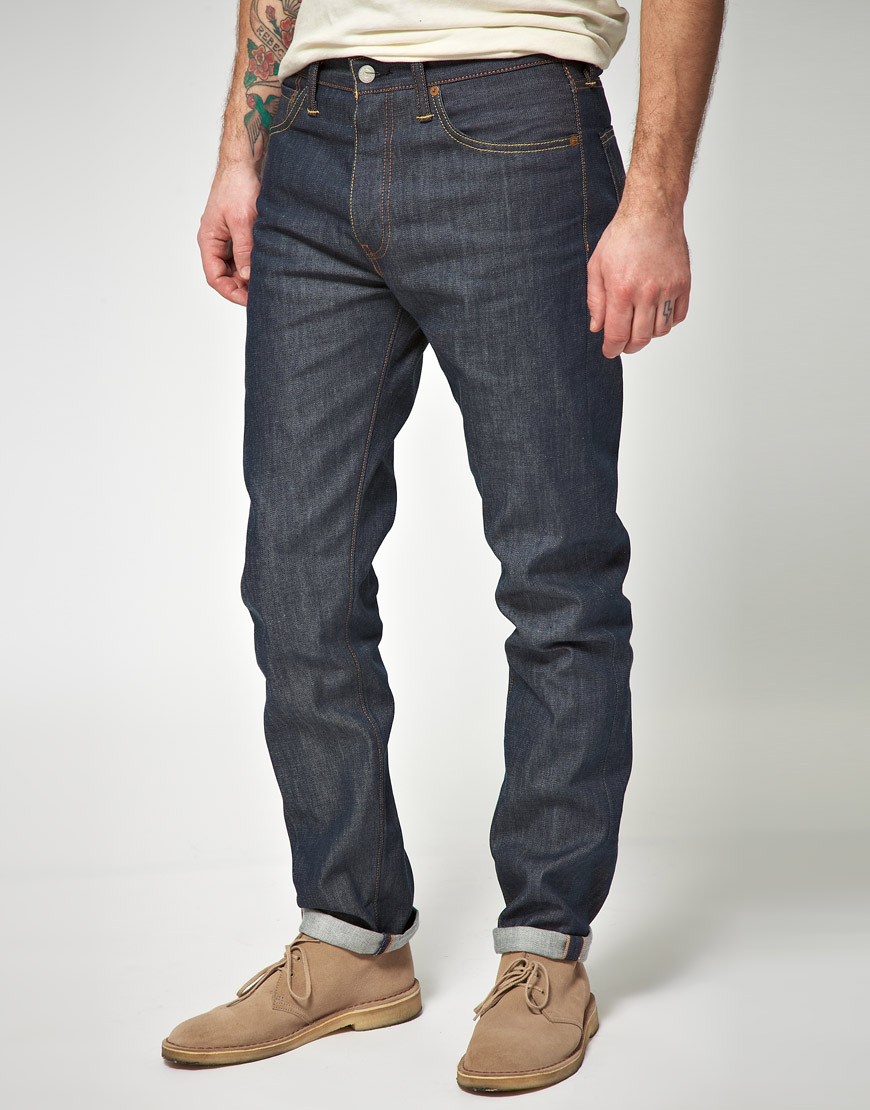 Levi's 508 Straight Tapered Jeans in Blue for Men | Lyst