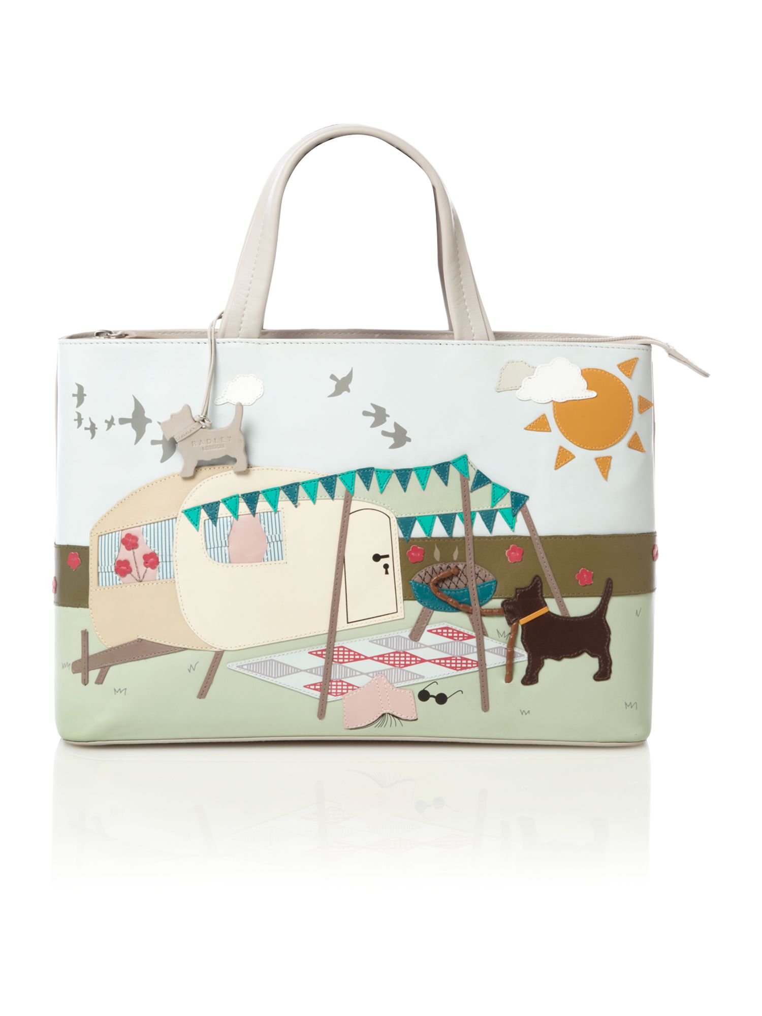 Radley Happy Camper Print Tote Bag in Multicolor (multi-coloured) | Lyst