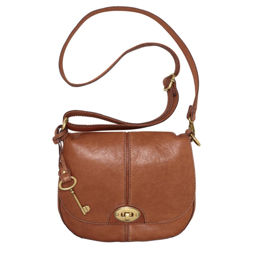 Lyst Fossil Carson Flap Crossbody Bag In Brown Gallery