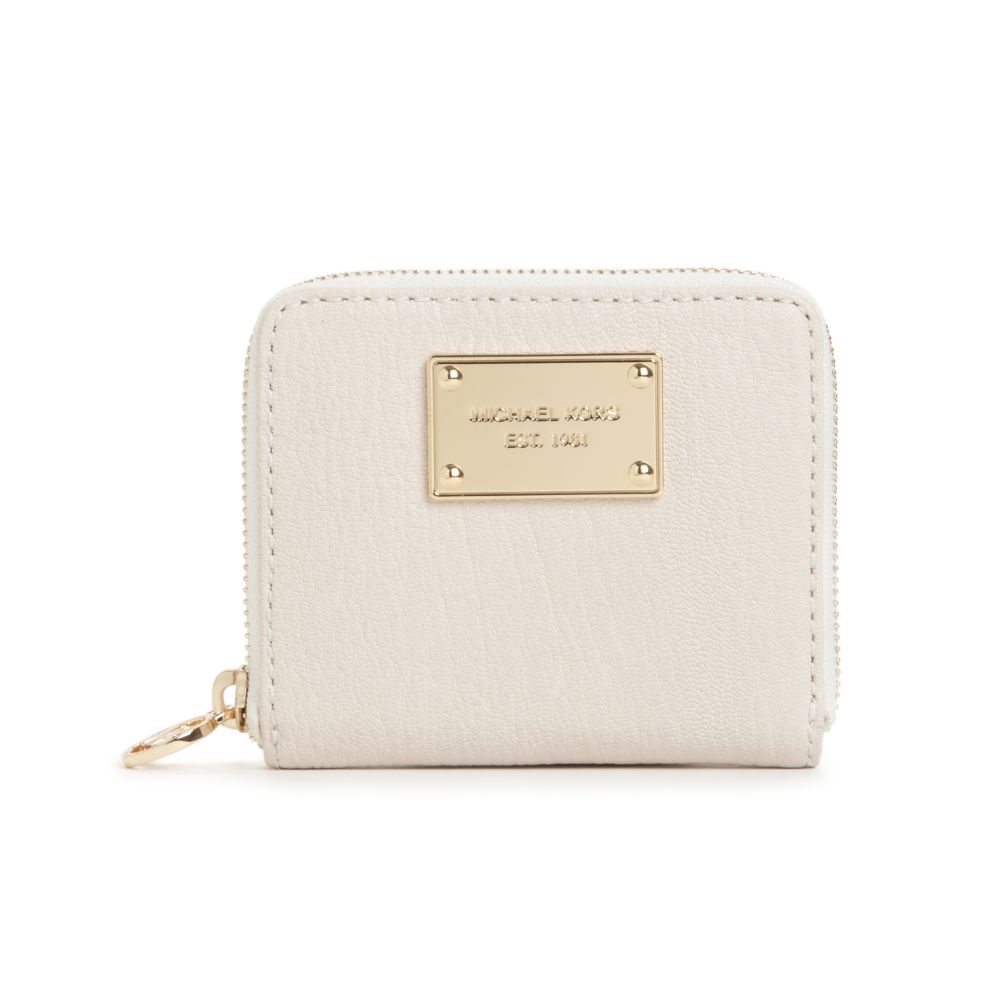 michael kors white mini purse