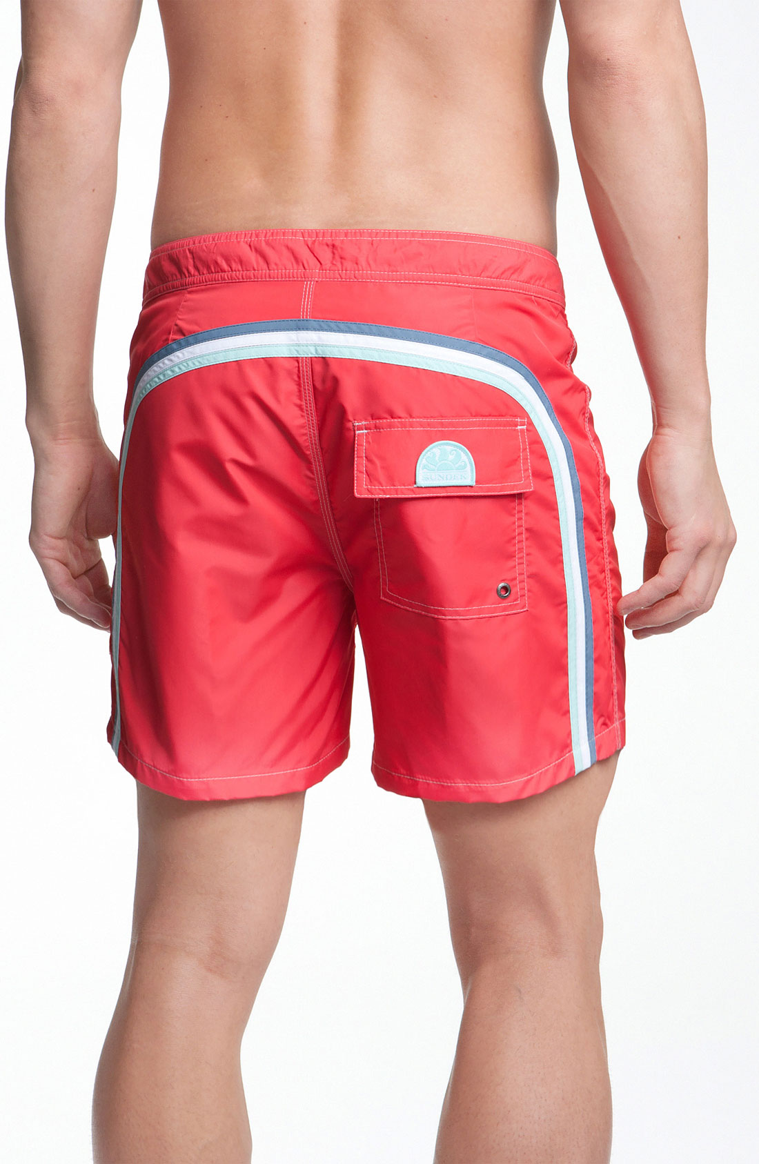 Sundek Volley Swim Shorts in Red for Men (lolly red) | Lyst