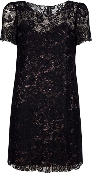 Dolce Gabbana Lace Dress In Black Lyst Dolce Gabbana Lace Dress In Black Lyst