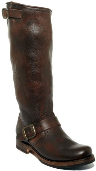 Frye Women'S Veronica Slouch Wide Calf Boots in Brown (dark brown ext ...