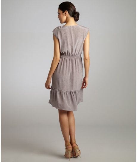 Geren ford silk cascade ruffle dress #10