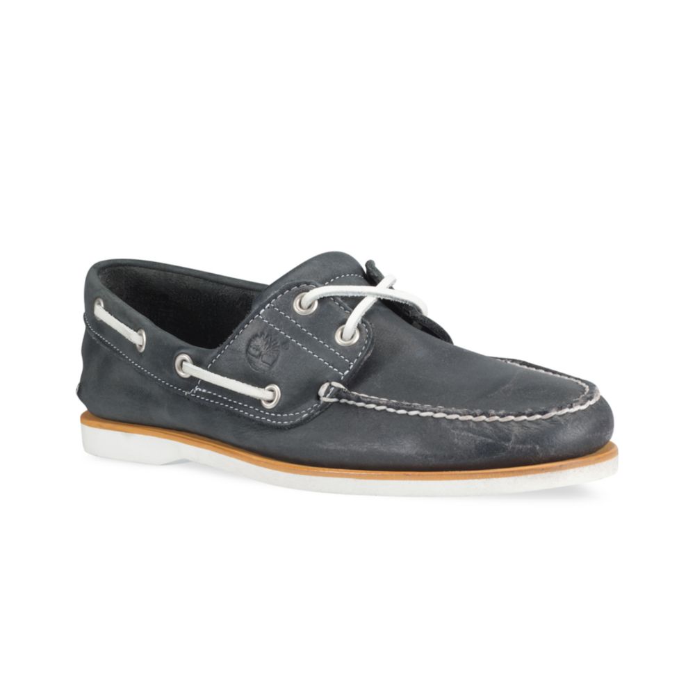 Timberland Classic Boat Shoe in Blue for Men (navy nubuck) | Lyst