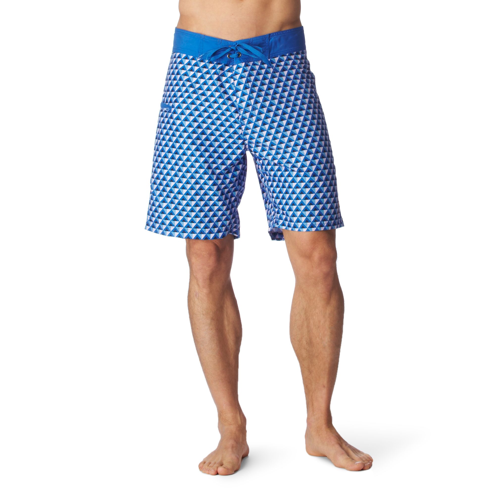 Lightning Bolt Geometric Board Shorts In Blue For Men Lyst Gallery