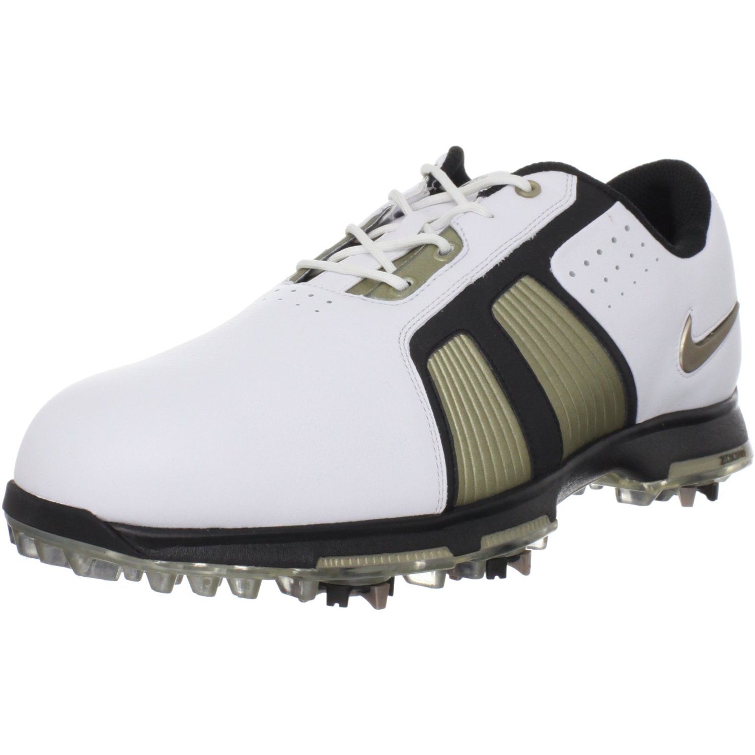 Nike Zoom Trophy Golf Shoe in White for Men (white/metallic gold grain ...
