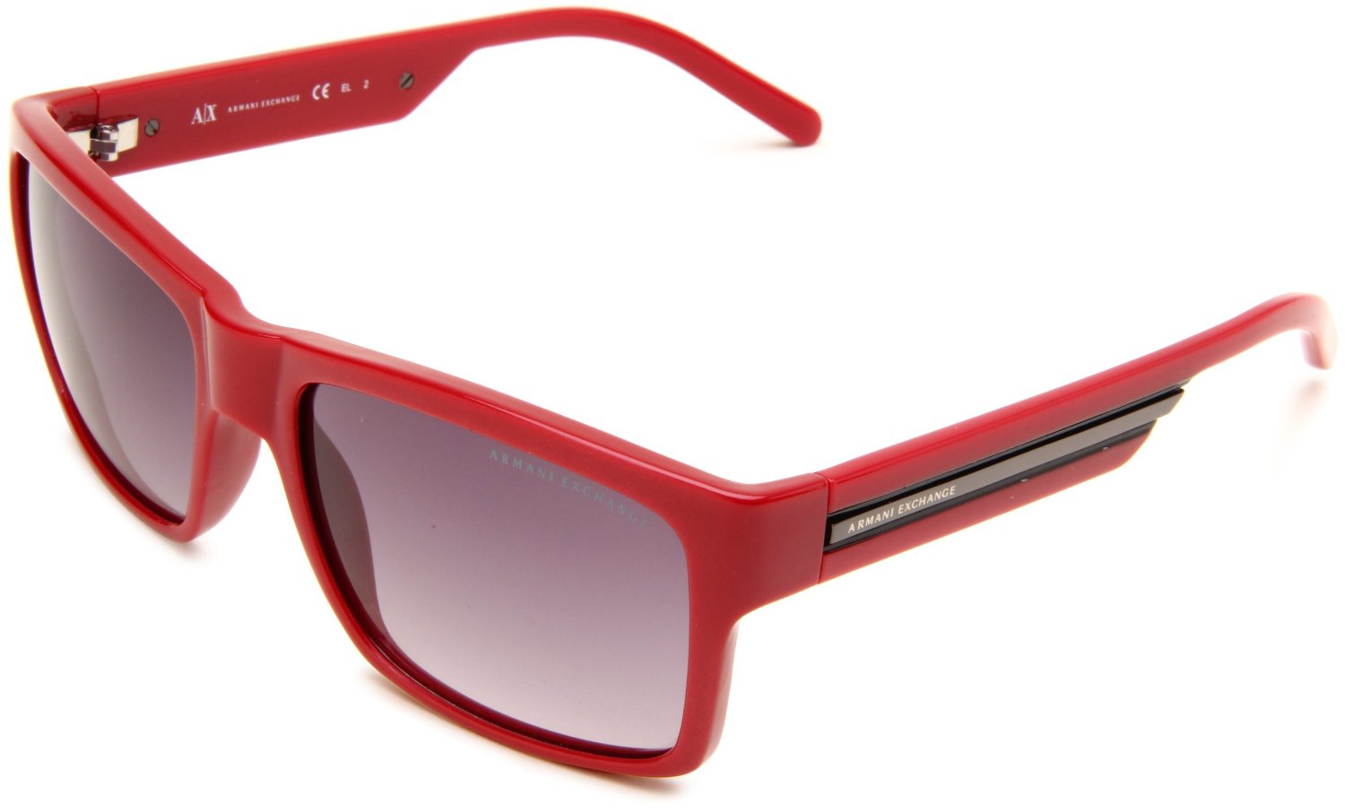 Armani Exchange Armani Exchange Mens Rectangle Sunglasses in Red for ...