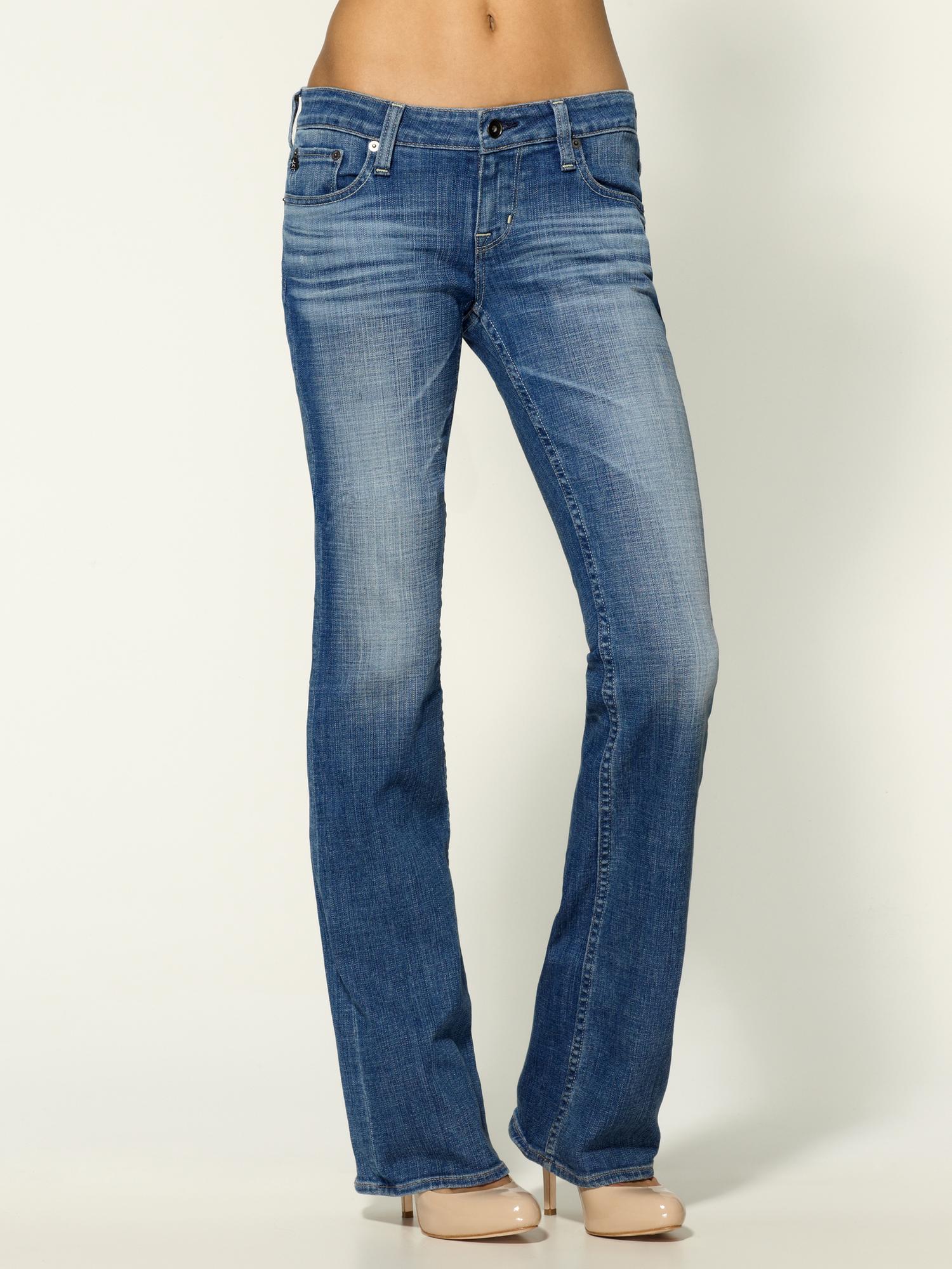 Big Star Remy Low Rise Bootcut Jeans in Blue (20 year) | Lyst