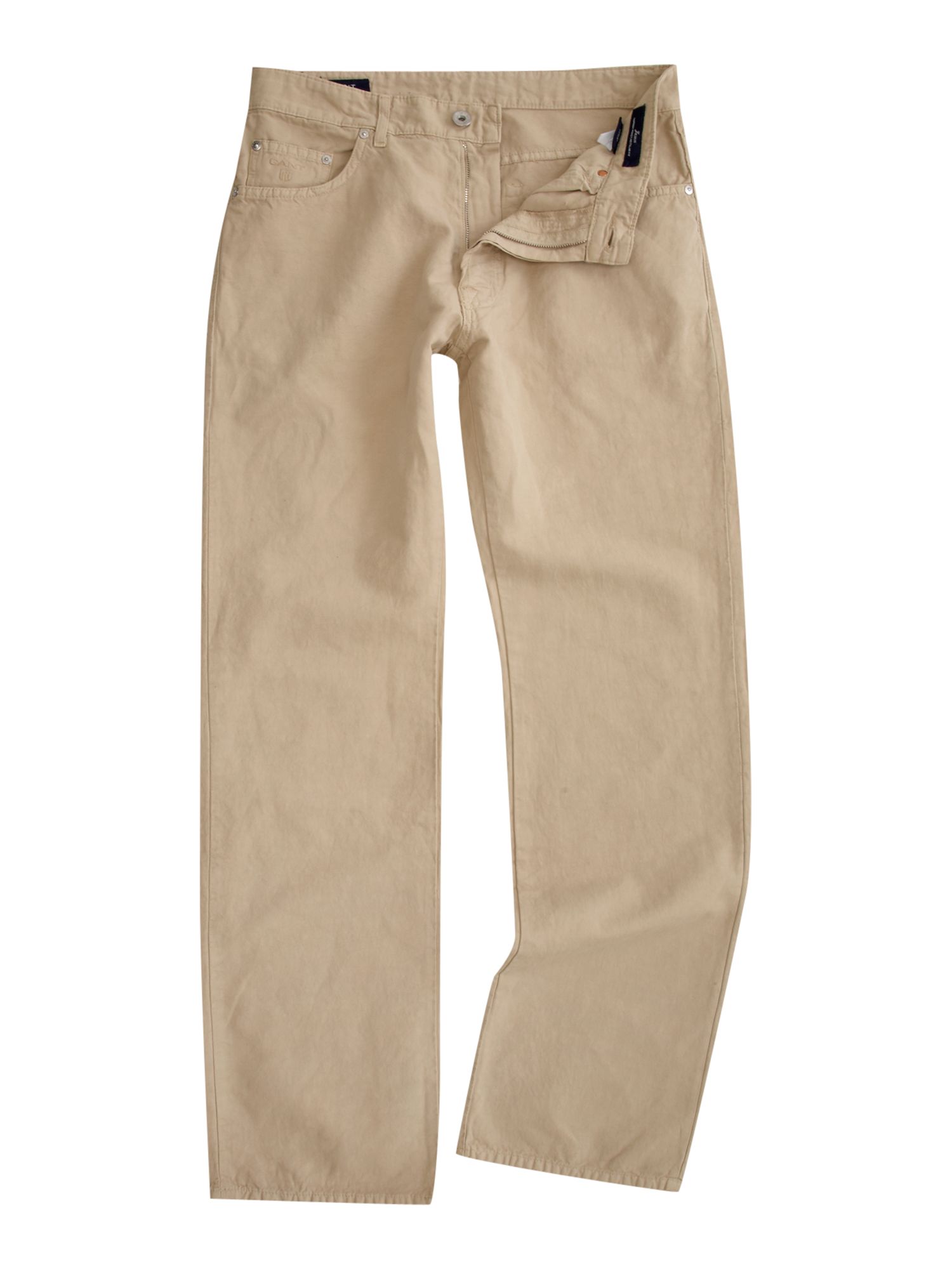 Gant Canvas Jason Linen Jeans in Beige for Men Lyst