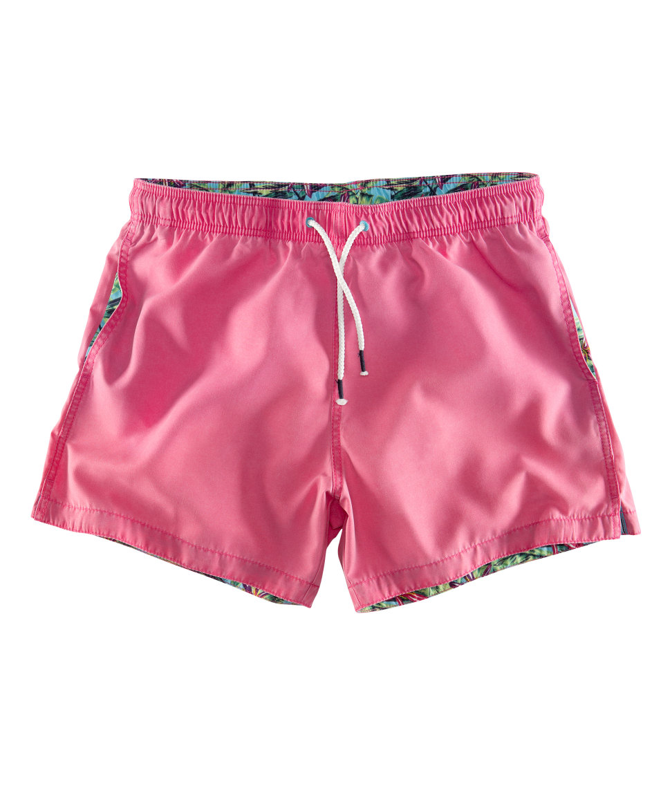 H&m Swim Shorts in Pink for Men | Lyst