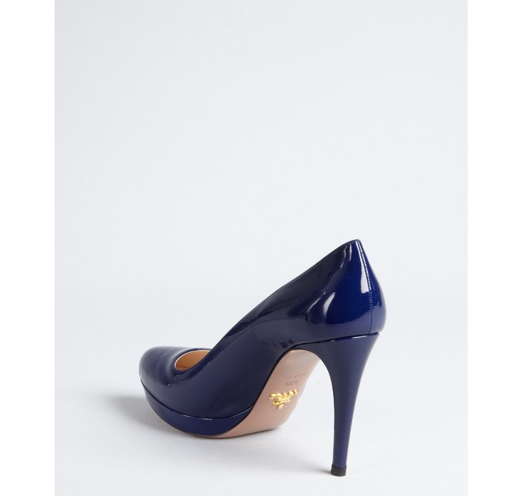 royal blue platform pumps