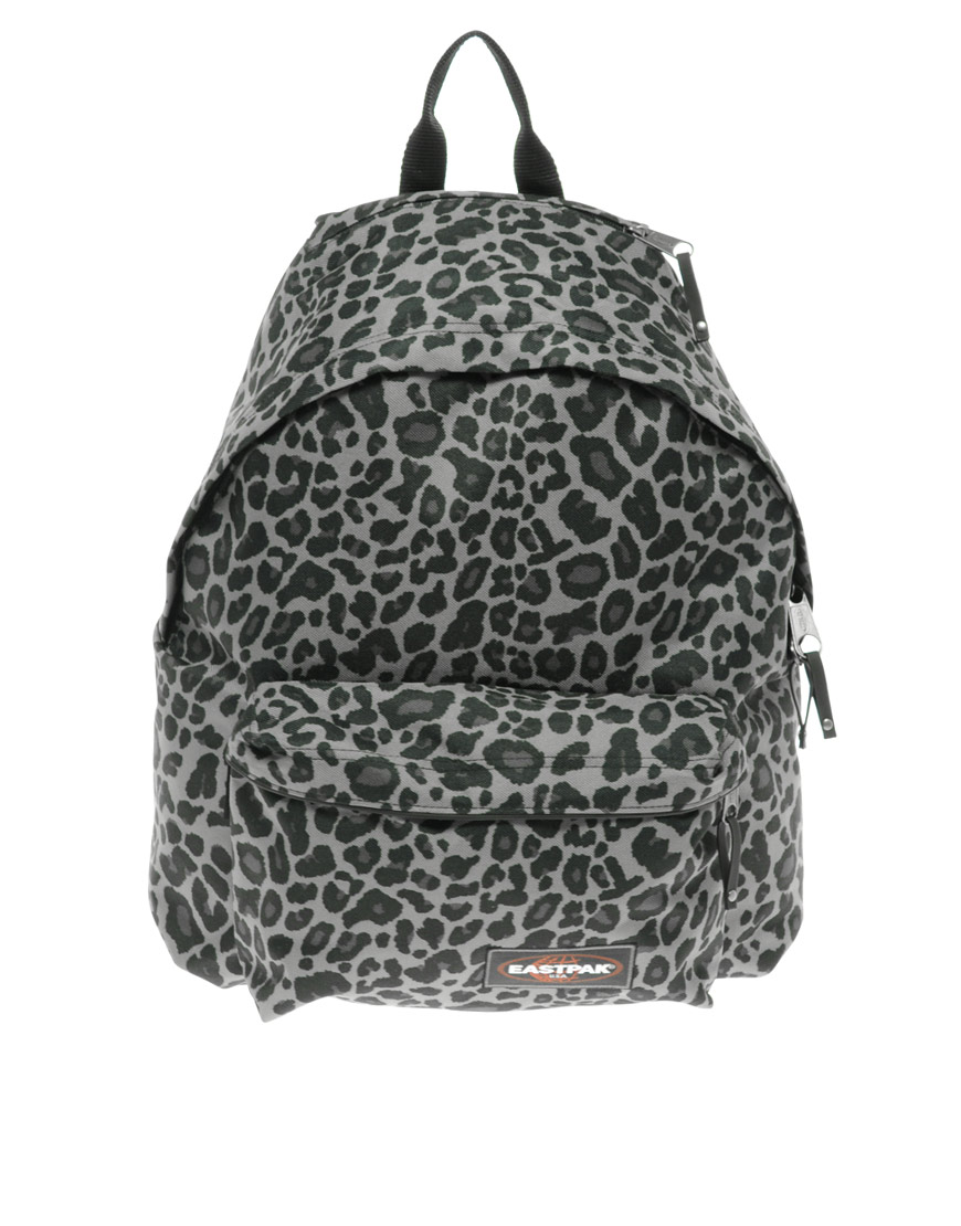 Eastpak Eastpak Pakr Backpack with Leopard Print in Gray for Men | Lyst