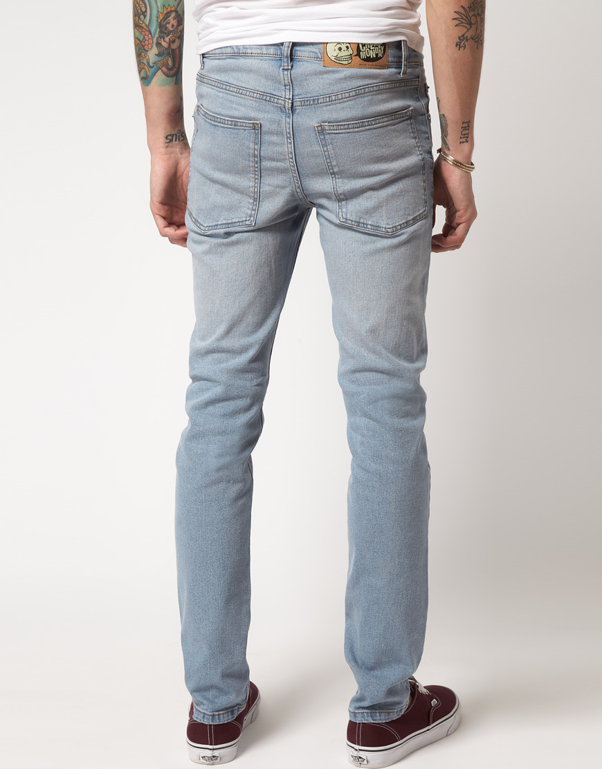 Lyst Cheap monday Tight Skinny Jeans in Blue for Men