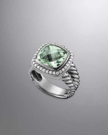 David Yurman 11mm Prasiolite Albion Ring in Green (prasiolite dia) | Lyst