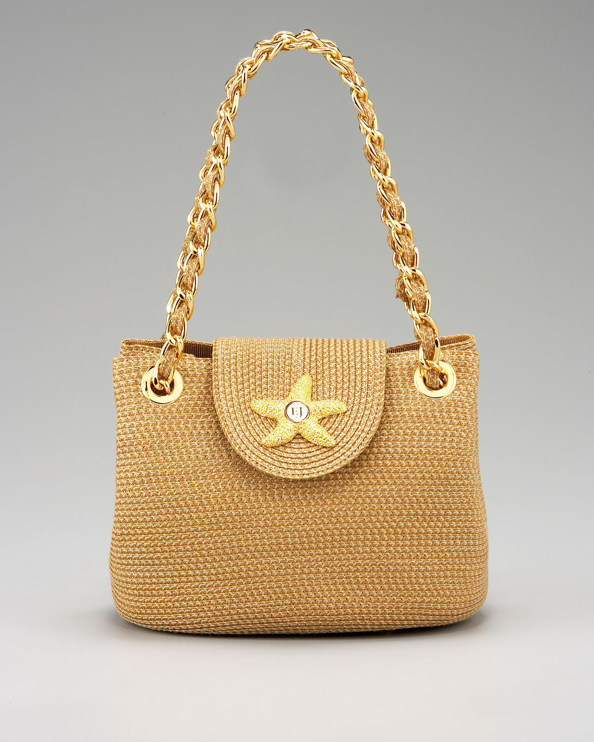 Lyst Eric Javits Mini Star Shoulder Bag In Brown Gallery