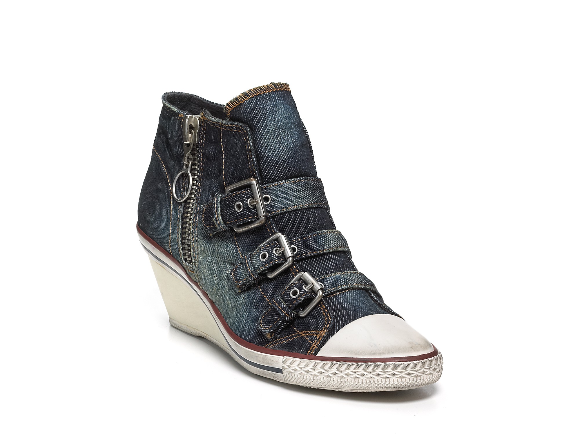 Lyst - Ash Wedges Gin Sneakers in Blue