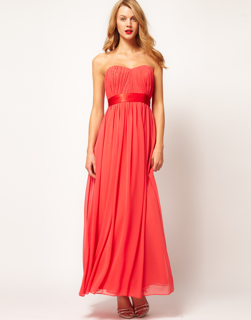 Lyst - Coast Coast Tillia Maxi Dress in Pink