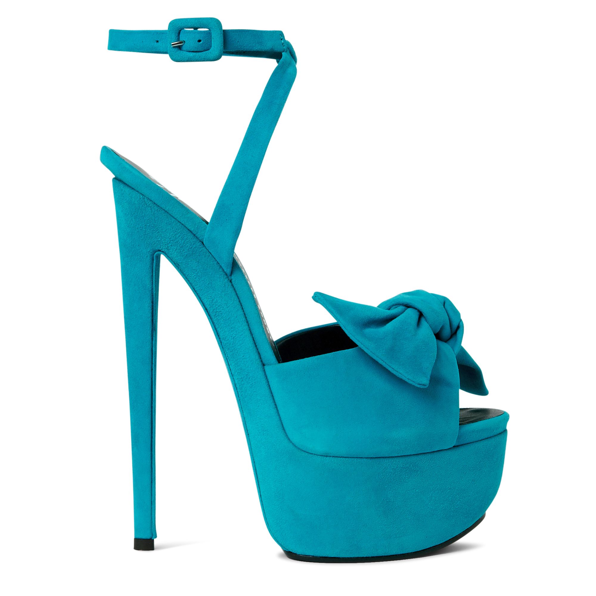 Giuseppe Zanotti Radha Platform Sandals in Blue (turquoise) | Lyst