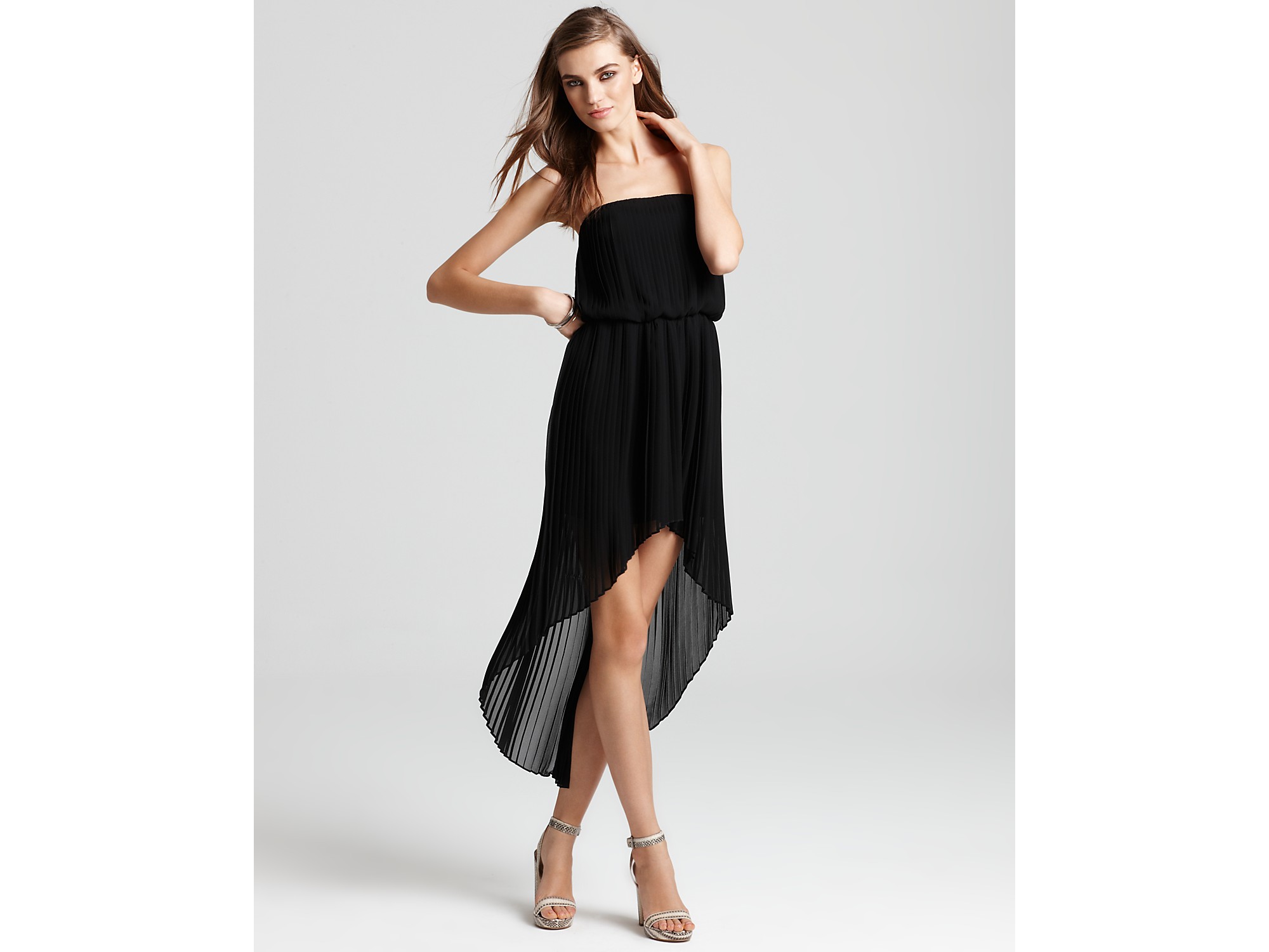 Bcbg black high low dress Bcbg black high low dress