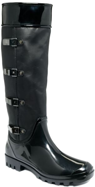 Calvin Klein Ivy Tall Rain Boots in Black | Lyst