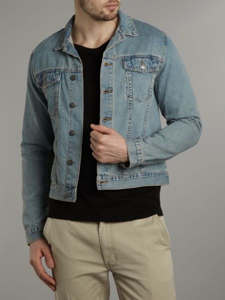 Cheap Monday Denim Jacket in Blue for Men (denim) | Lyst