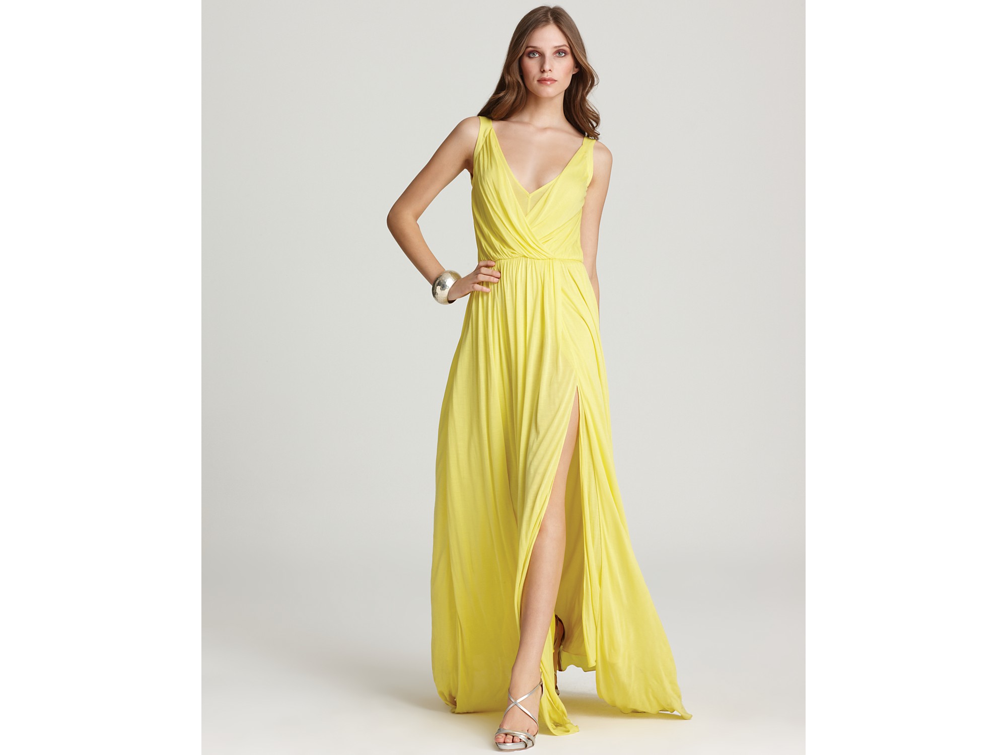 Bright yellow maxi dresses Bright yellow maxi dresses