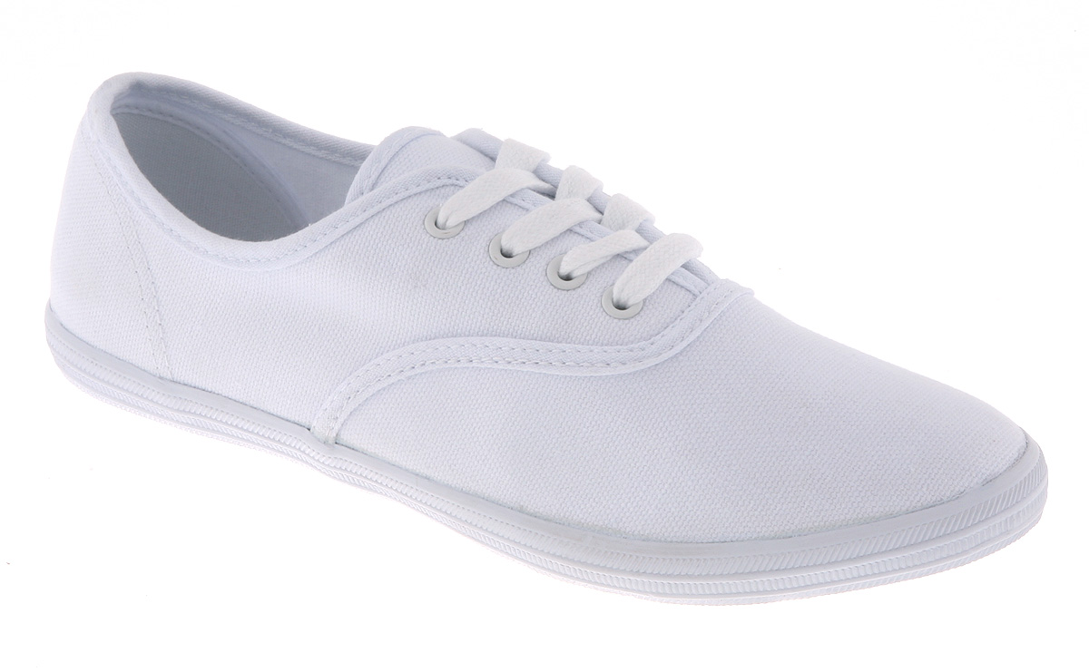 Lyst Office Androquai Lace Up Pump White Canva In Gallery