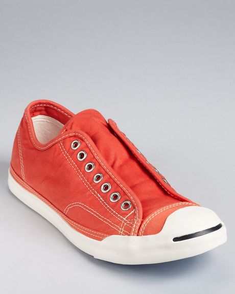 Converse Jack Purcell Lp Sneakers in Red for Men (red clay off white ...