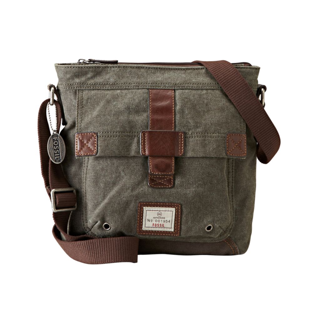 fossil canvas bag