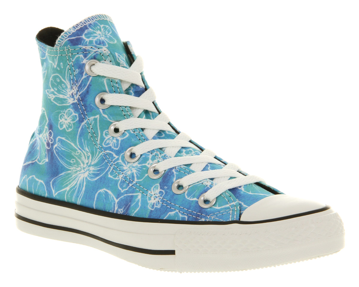 floral converse all star